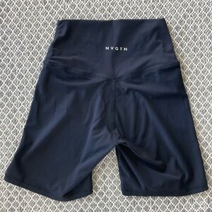 NVGTN High Waisted Black Biker Shorts